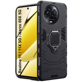 Protect Tough Armor Bumper Back Case Cover for Realme C67 5G | Ring Holder & Kickstand in-Built | 360 Degree Protection Back Cover