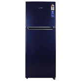 Lloyd Refrigerator 2 Star Automatic Double Door 310 L 2 Star Inverter Metallic Navy Toughened Glass