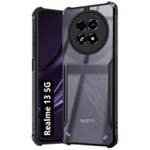 Protect Shockproof Crystal Clear Back Cover Case for Realme 13 5G | Protective Design | 360 Degree Protection | Transparent Back Cover