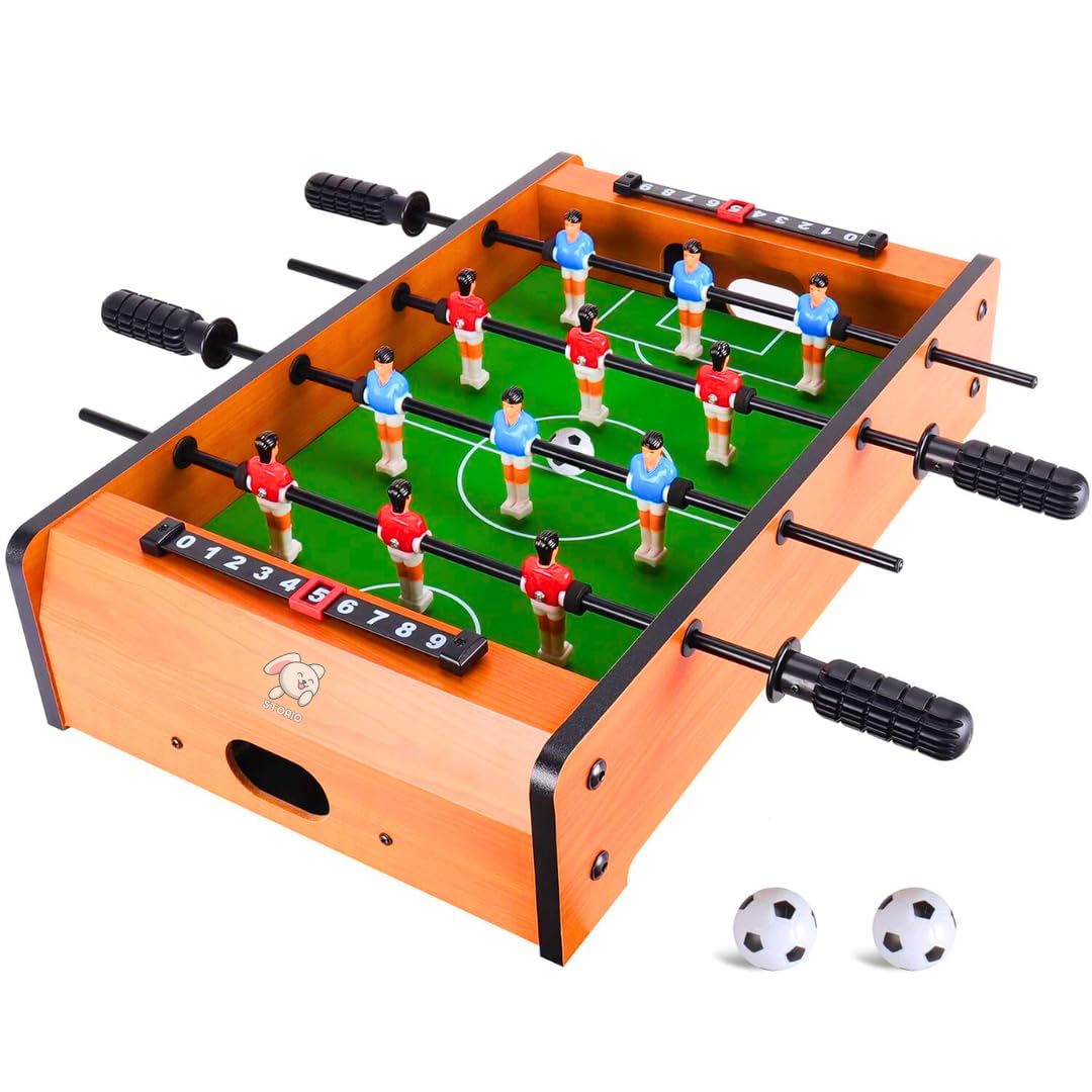 Storio Table Football Game - Foosball (Medium) | Table Soccer Game Board | Indoor Sport Games
