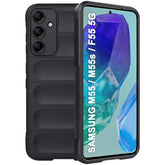 Protect Liquid Silicon Back Cover Case for Samsung Galaxy M55 / M55s / F55 5G | Shockproof Military Grade Protection