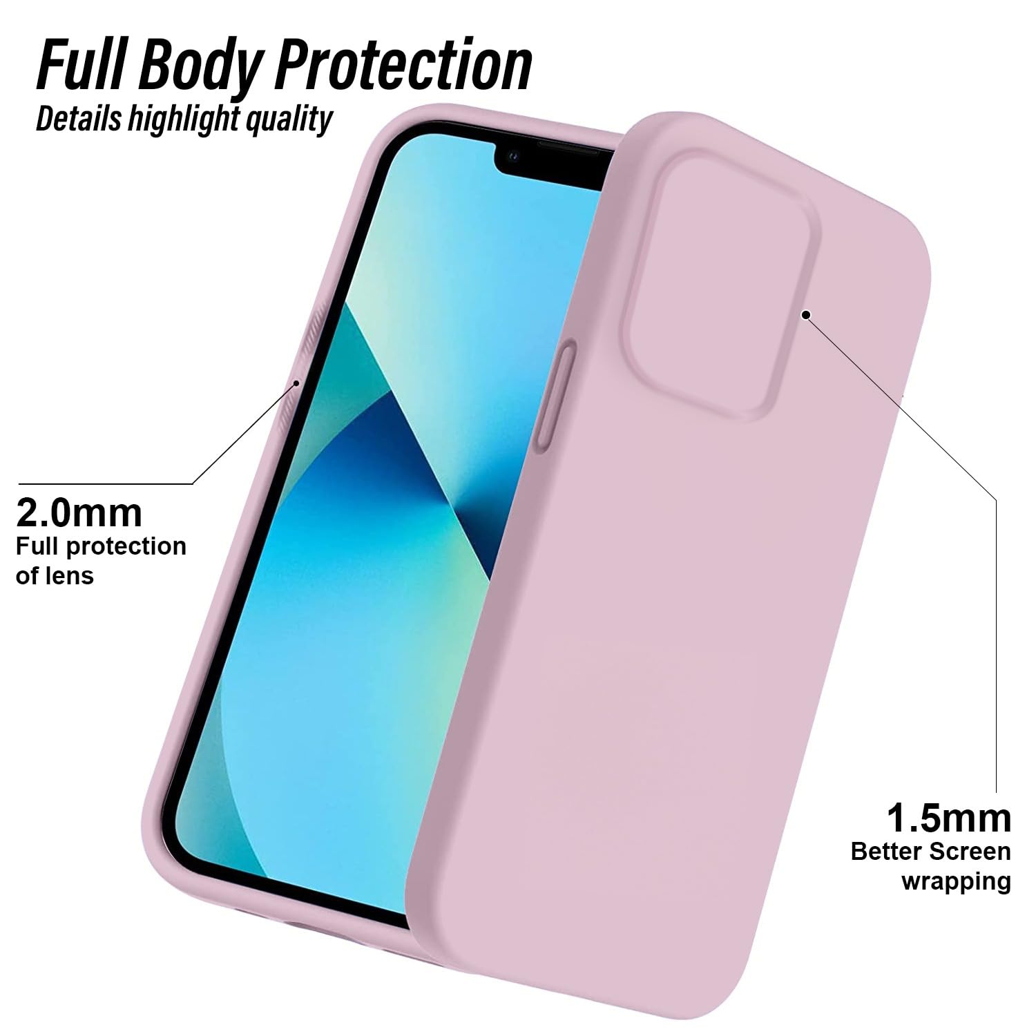 Protect Liquid Silicone Back Cover for realme P1 Pro 5G | Inner Microfiber Velvet | Camera Protection Anti Shock Back Case