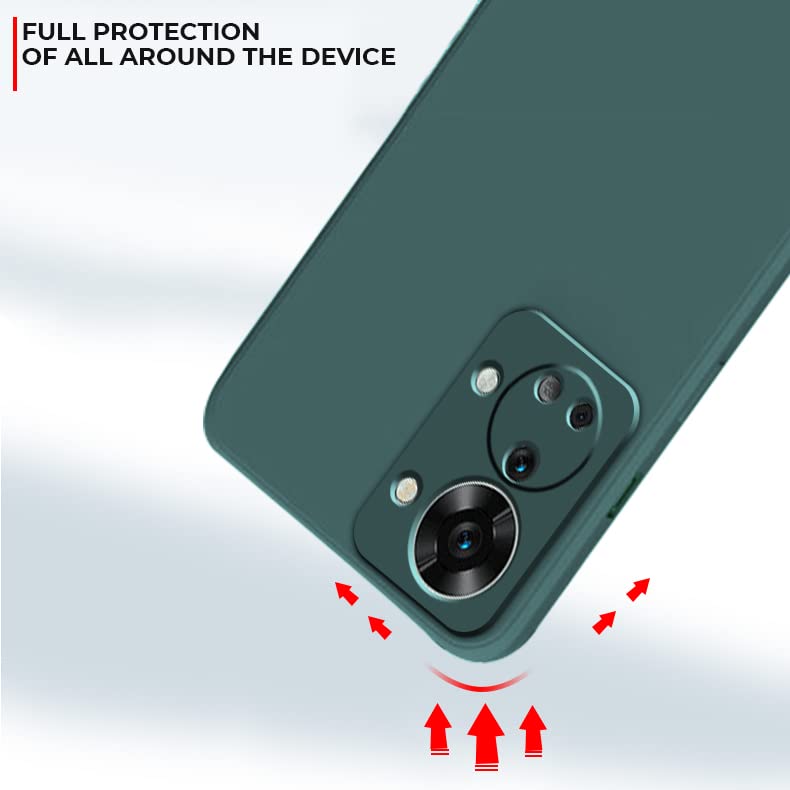 Protect Back Cover for OnePlus Nord 2T 5G Back Cover Camera Protection Soft Silicone Protective Back Cover Designed for OnePlus Nord 2T 5G