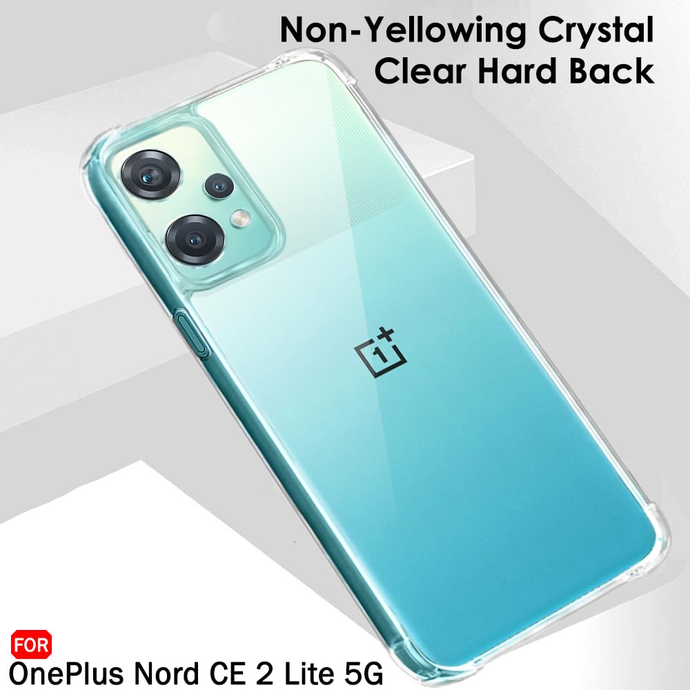 Protect Shockproof Clear Back Cover Case for OnePlus Nord CE 2 Lite 5G | 360 Degree Protection | Hard Transparent Back Cover Case