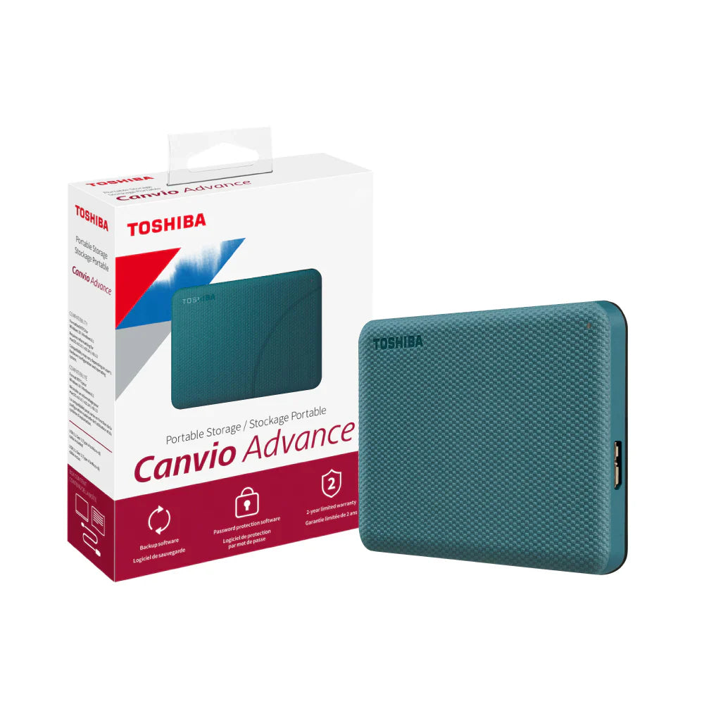 TOSHIBA Canvio Advance External Hard Disk Drive (HDD)