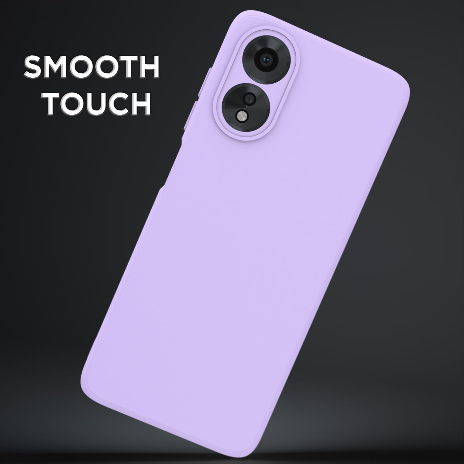 Protect Oppo A38 4G / Oppo A18 4G Back Cover Camera Protection Shockproof Soft Matte Silicone Back Case