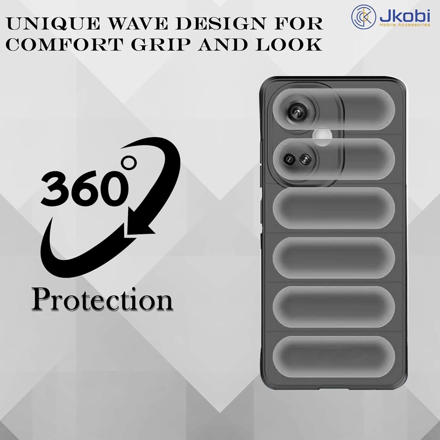 Protect Back Cover Case for Oppo A60 (Matte Liquid Silicone | Micro-Fiber Cloth Inside | Camera Protection | Shockproof