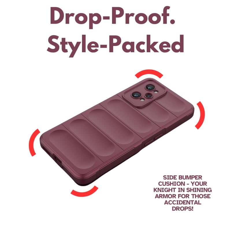 Protect Liquid Silicon Back Cover Case for Realme GT 2 Pro 5G, Shockproof Military Grade Protection with Micro-Fibre Inner Side, Built-in Anti-Slip Grip