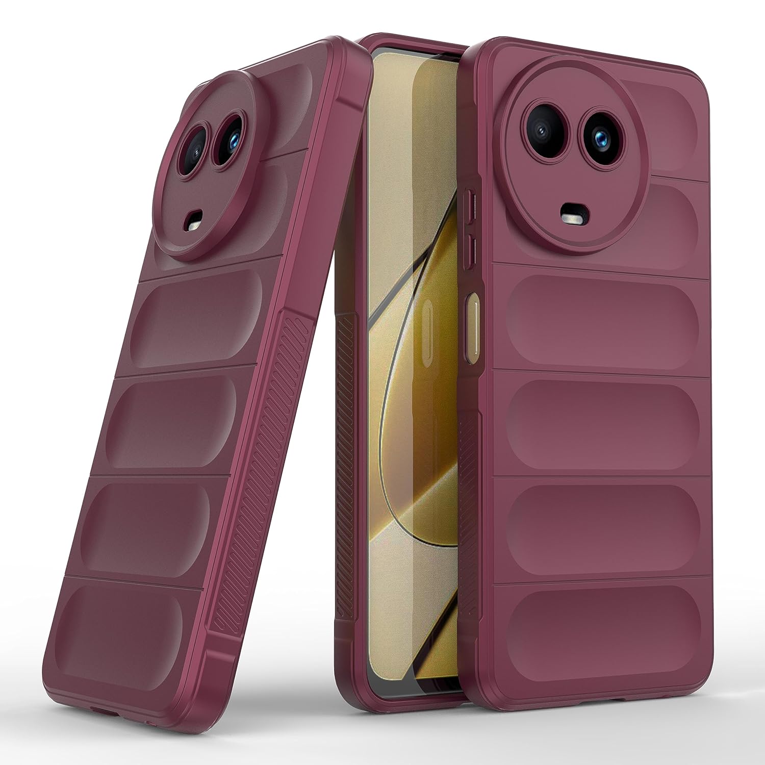 Portect Back Case Cover for Realme C67 5G | Liquid Silicon Case for Realme C67 5G with Camera Protection
