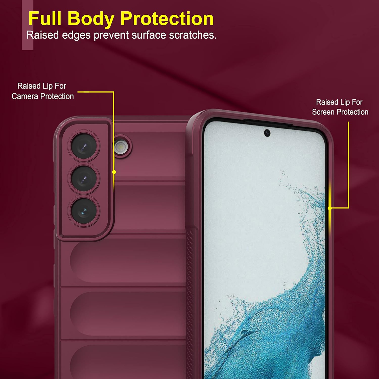 Protect Back Case Cover for Samsung Galaxy S22 5G | Compatible for Samsung Galaxy S22 5G Back Cover | Liquid Silicon Case