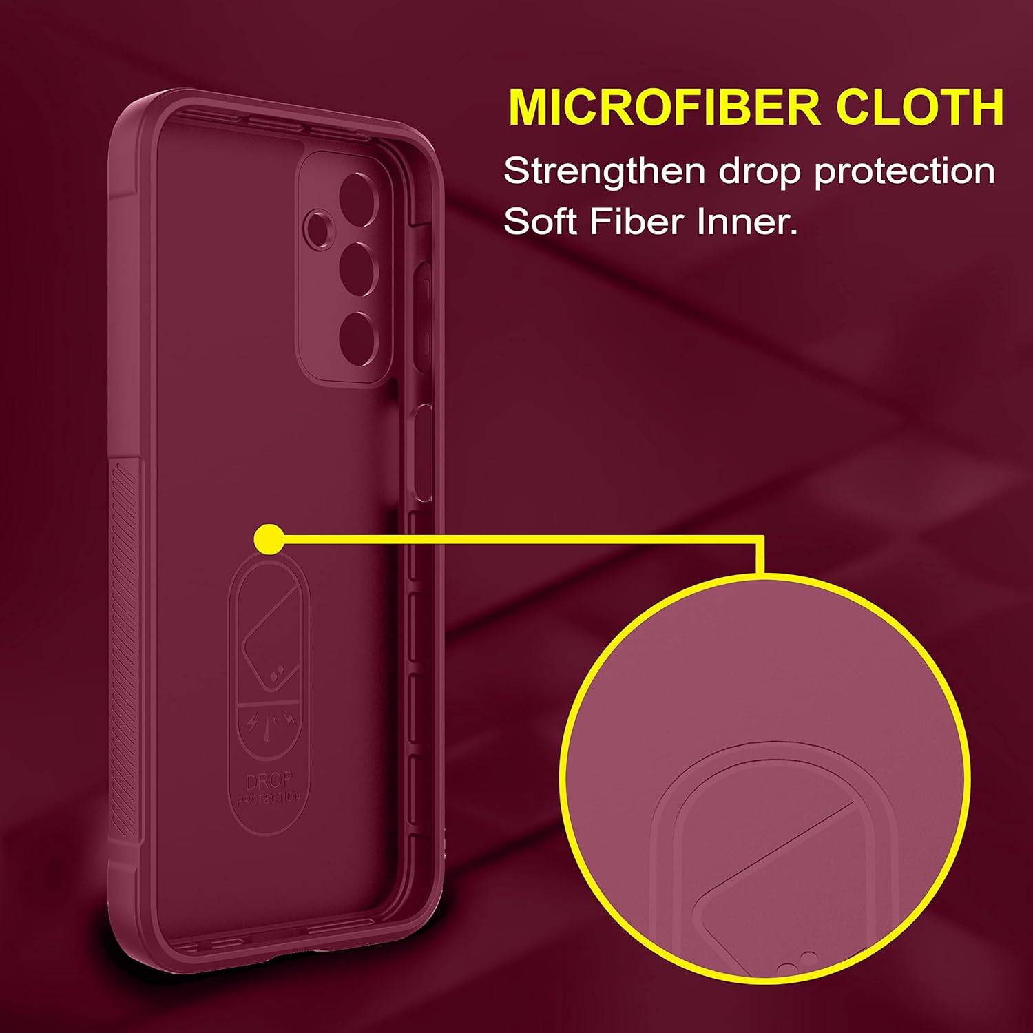 Protect Back Case Cover for Samsung Galaxy M14 5G | Compatible for Samsung Galaxy M14 5G Back Cover | Liquid Silicon Case
