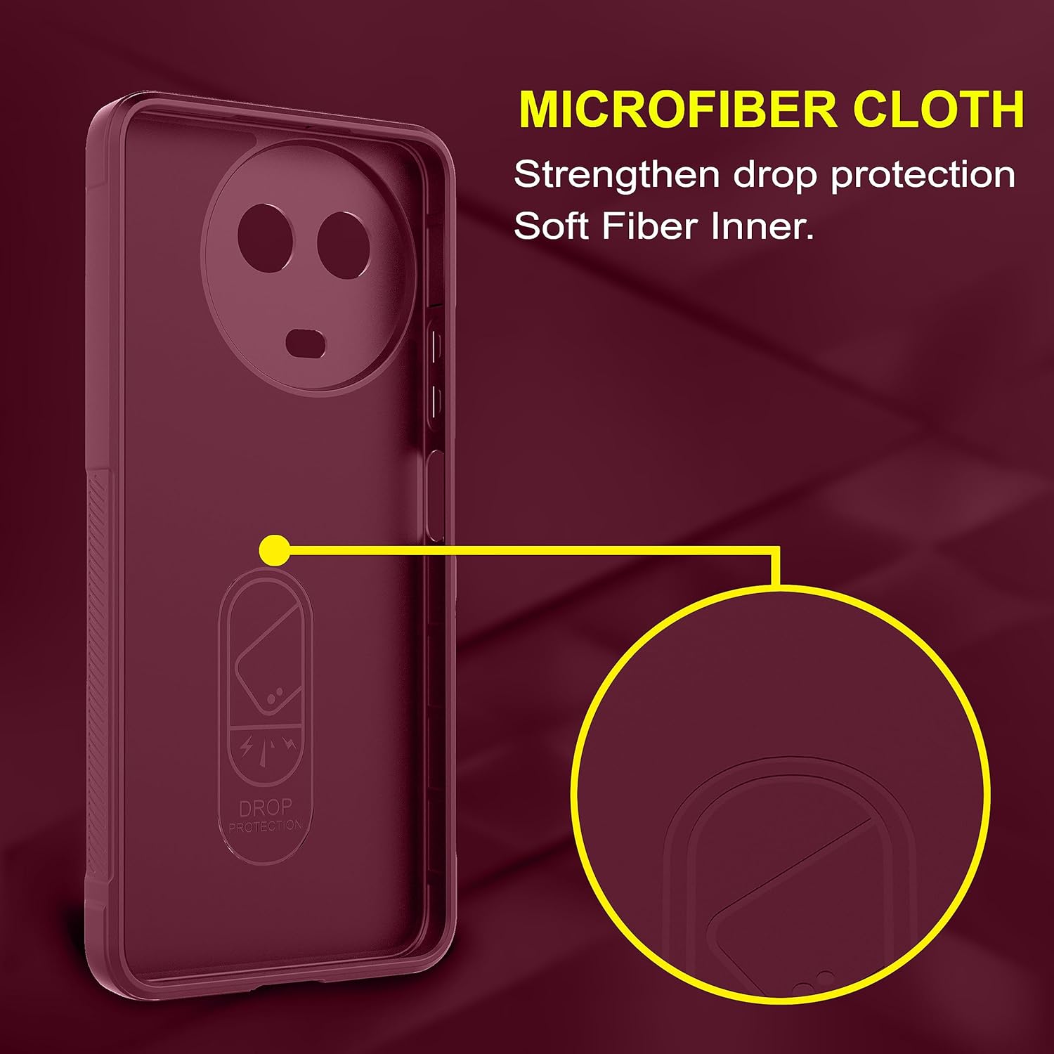 Portect Back Case Cover for Realme C67 5G | Liquid Silicon Case for Realme C67 5G with Camera Protection