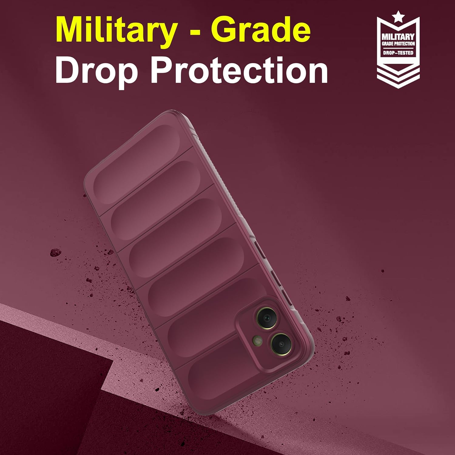 Protect Back Case Compatible for Samsung Galaxy M05 Back Case Cover | Liquid Silicon Case