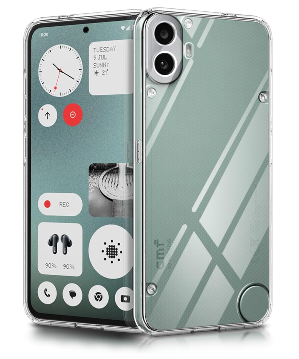 Protect CMF by Nothing Phone 1 Back Cover | Slim Soft Back Case for CMF by Nothing Phone 1 (Transparent)