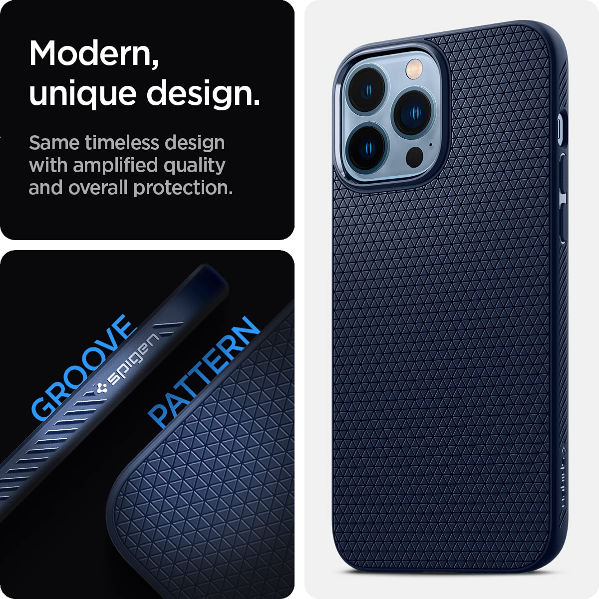 Spigen Liquid Air Back Cover Case Compatible with iPhone 13 Pro