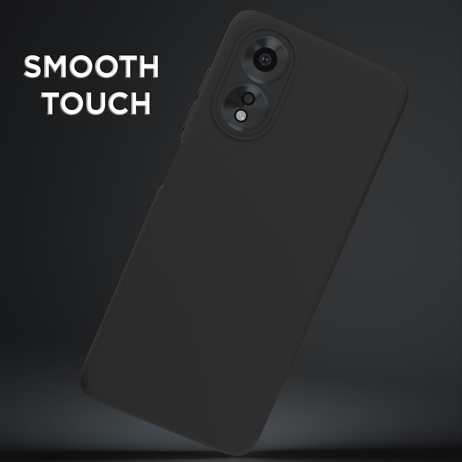 Protect Oppo A38 4G / Oppo A18 4G Back Cover Camera Protection Shockproof Soft Matte Silicone Back Case