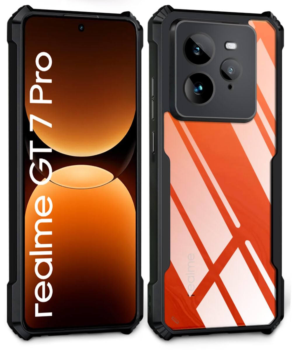 Protect IMAGINE Shock Proof Clear Protective Back Case for Realme GT 7 Pro 5G - AirEDGE Technology | 360 Degree Camera Protection