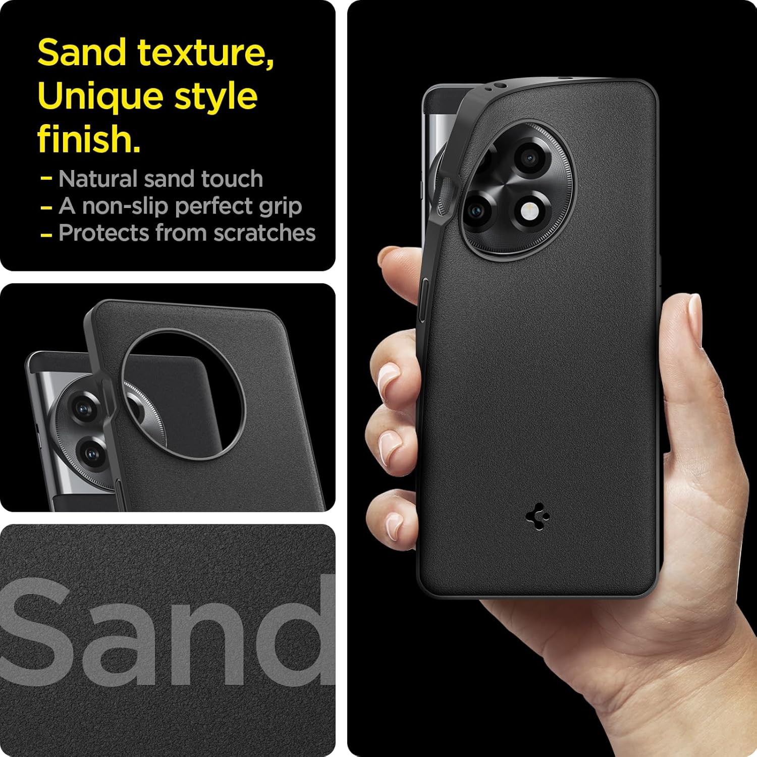 Spigen Essential Sand Blast Back Cover Case Compatible with OnePlus 11R 5G