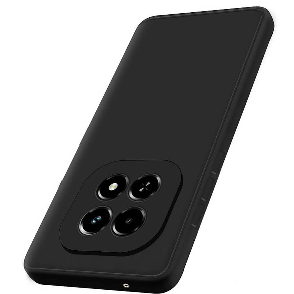 Protect Back Cover for Realme C63 5G | Matte Soft Silicon Flexible | Camera Bump Protection | All Side Shock Proof Rubberised Back Case