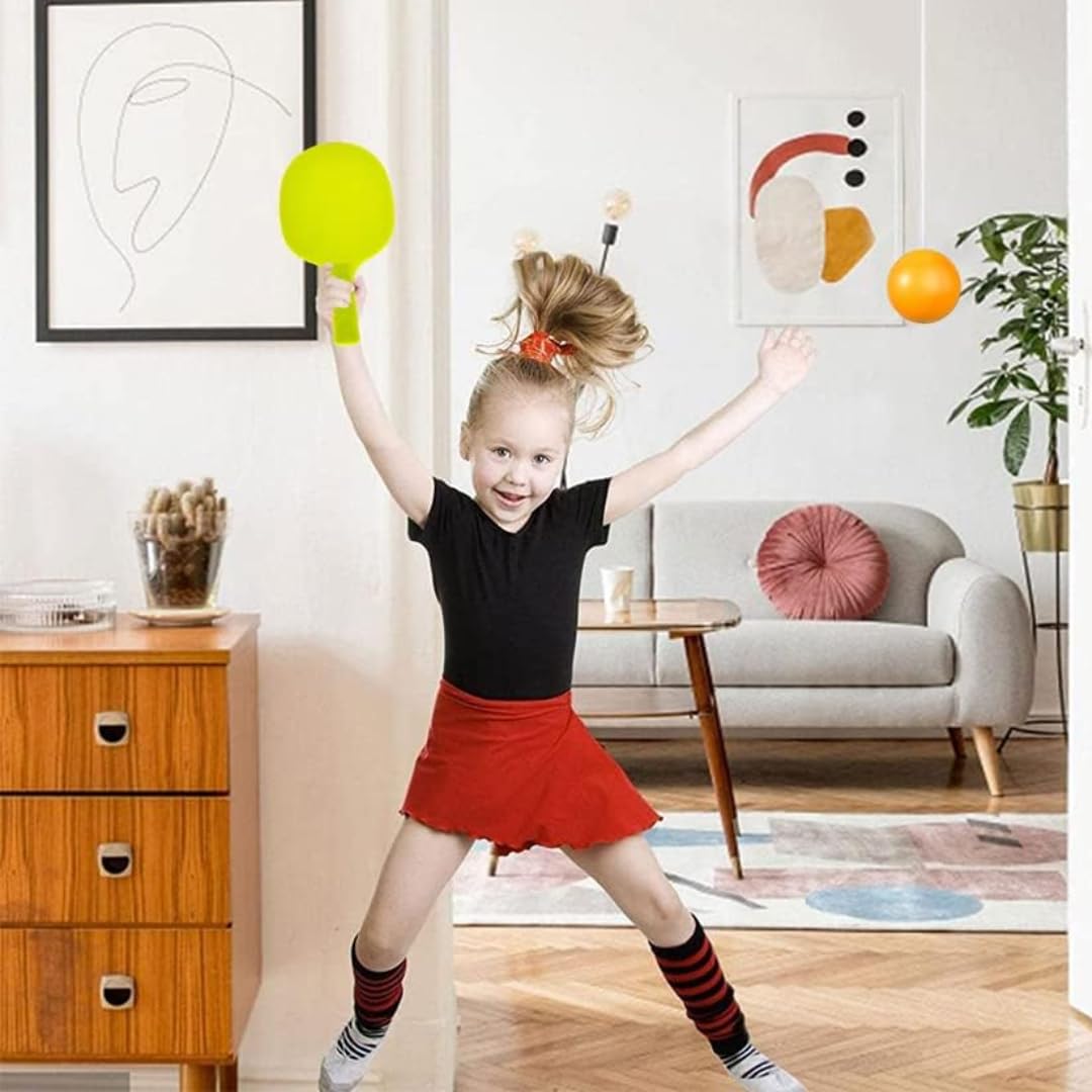 Storio Hanging Table Tennis Trainer Ball Set Ping Pong Indoor Games for Kids