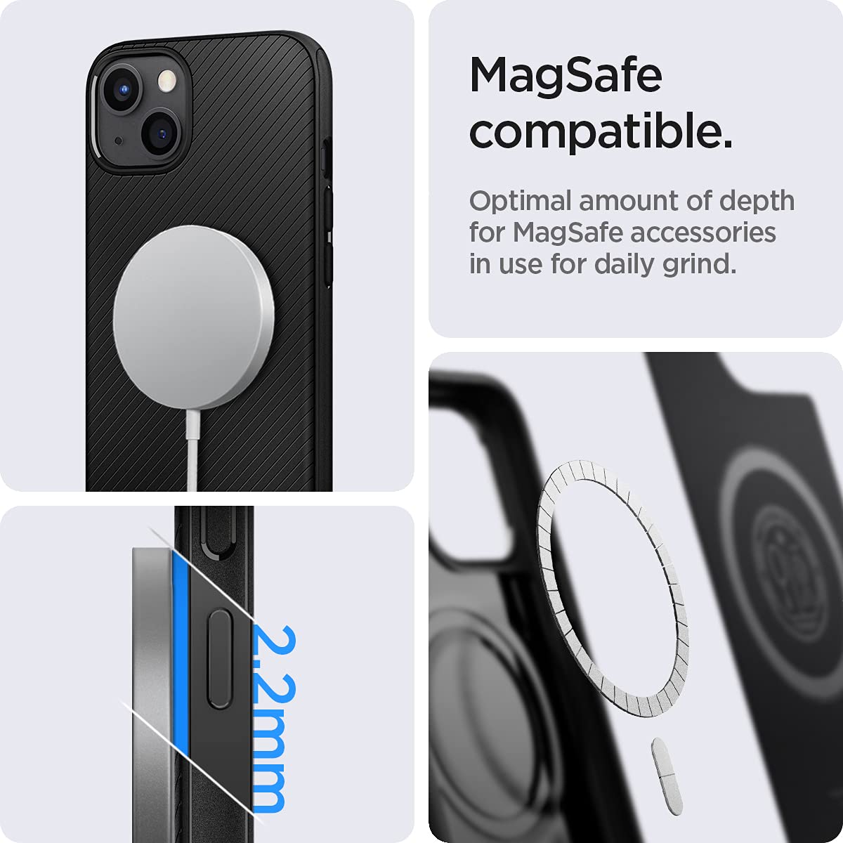 Spigen Mag Armor Back Cover Case Compatible with iPhone 13 Mini