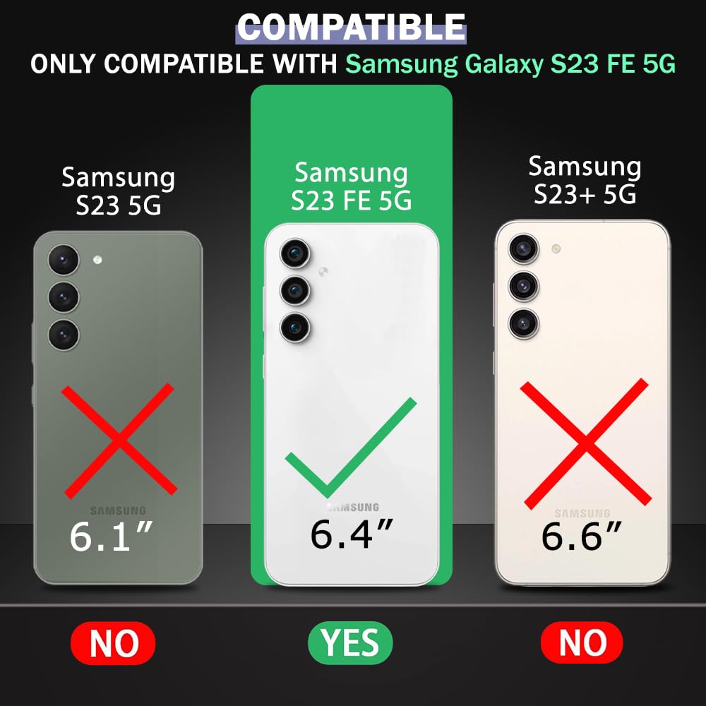 Protect Ultra-Hybrid ShockProof Back Cover Case for Samsung Galaxy S23 FE 5G | Camera Protection Bump | Hard Back Cover Case