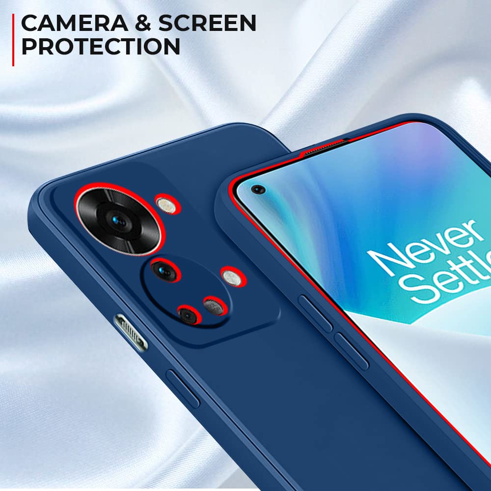 Protect Back Cover for OnePlus Nord 2T 5G Back Cover Camera Protection Soft Silicone Protective Back Cover Designed for OnePlus Nord 2T 5G