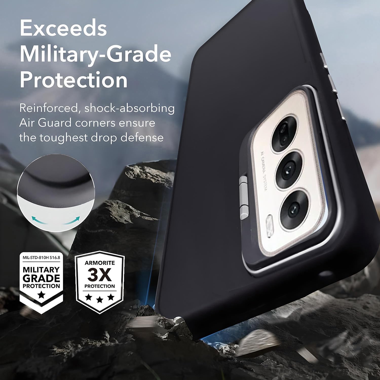 Protect Silicone Back Cover Case for Oppo Reno 12 5G with Camera Stand | Shockproof TPU | Stylish Protective Design | Slim Fit | Ultra Matte |Oppo Reno 12 5G Back Cover