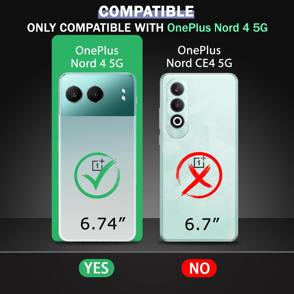 Protect Crystal Clear Back Cover Case for OnePlus Nord 4 5G | 360 Degree Protection | Shock Proof Design | Transparent Back Cover Case