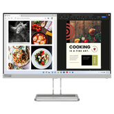 Lenovo L-Series Full HD LED Backlit IPS Panel with 99% sRGB, HDMI, Tilt Stand, 2x3W Speakers, Smart Display Customization Artery UltraSlim Monitor