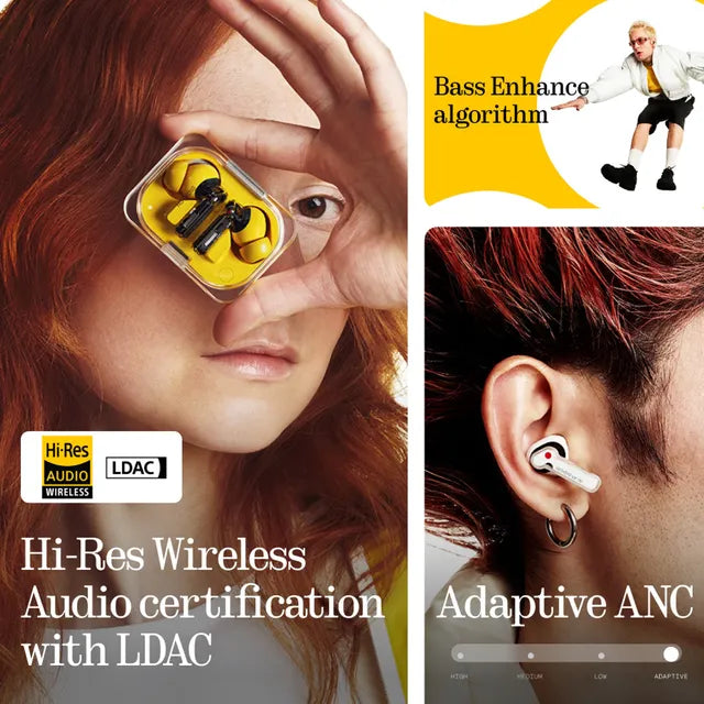 Nothing Ear (a) 2024 | ChatGPT Compatible | Hi-Res audio | LDAC Bluetooth (Black, True Wireless) Earbuds