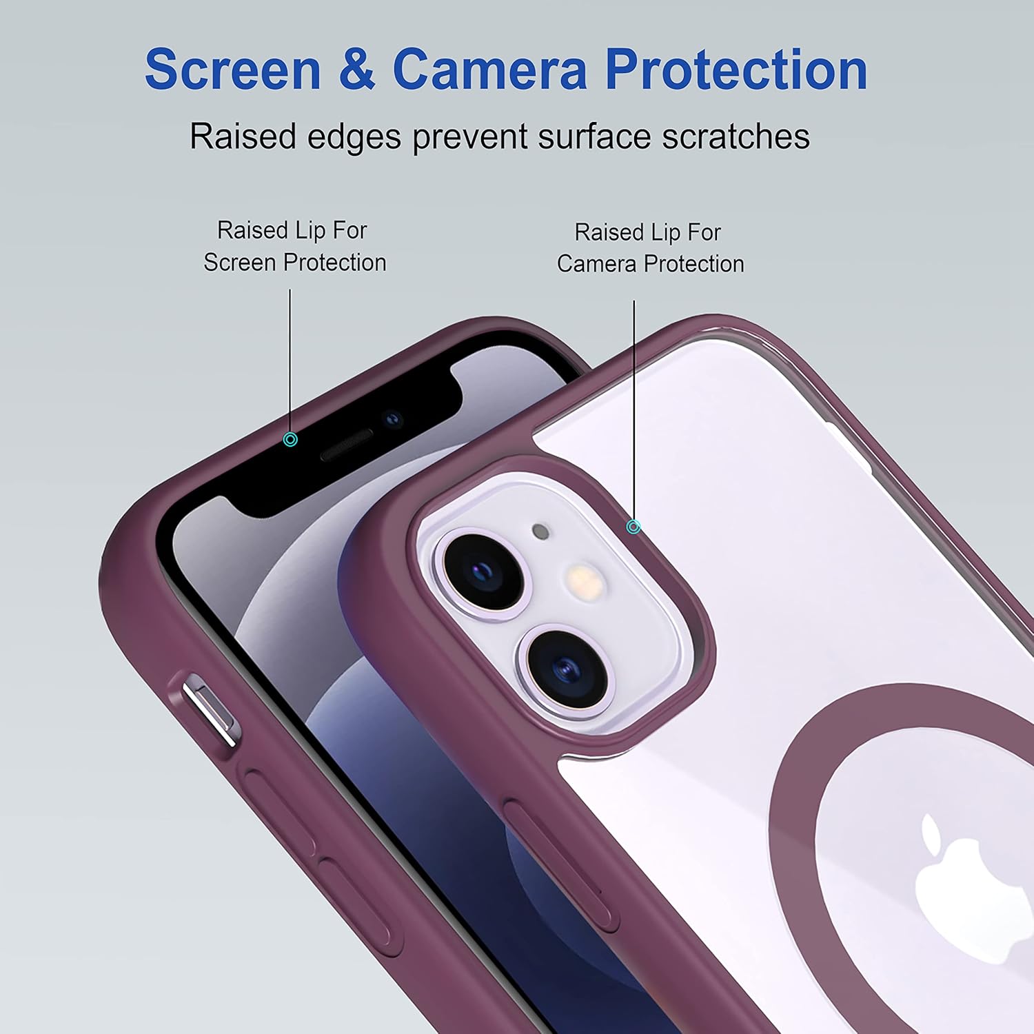 Protect Back Case Cover for iPhone 12 Mini | Compatible for iPhone 12 Mini Back Case Cover | Case Cover with Camera Protection