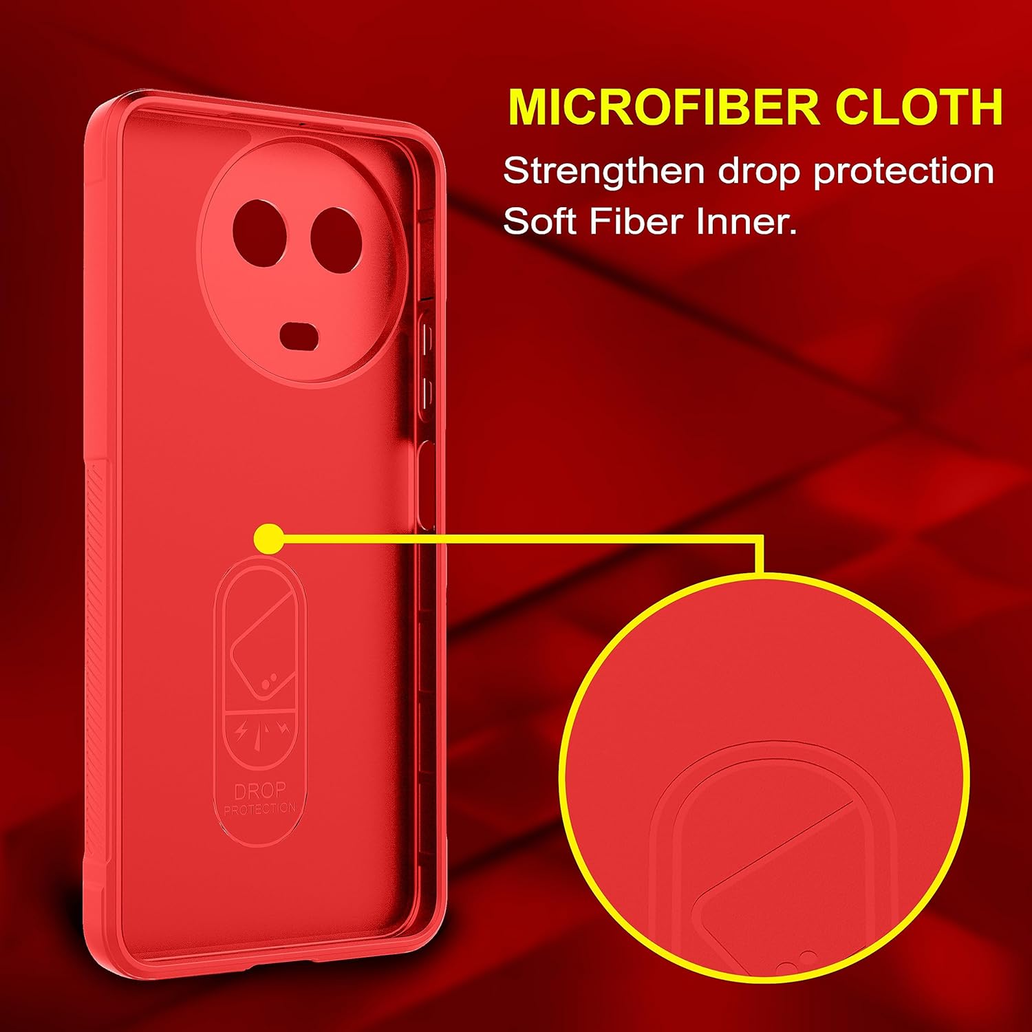 Portect Back Case Cover for Realme C67 5G | Liquid Silicon Case for Realme C67 5G with Camera Protection