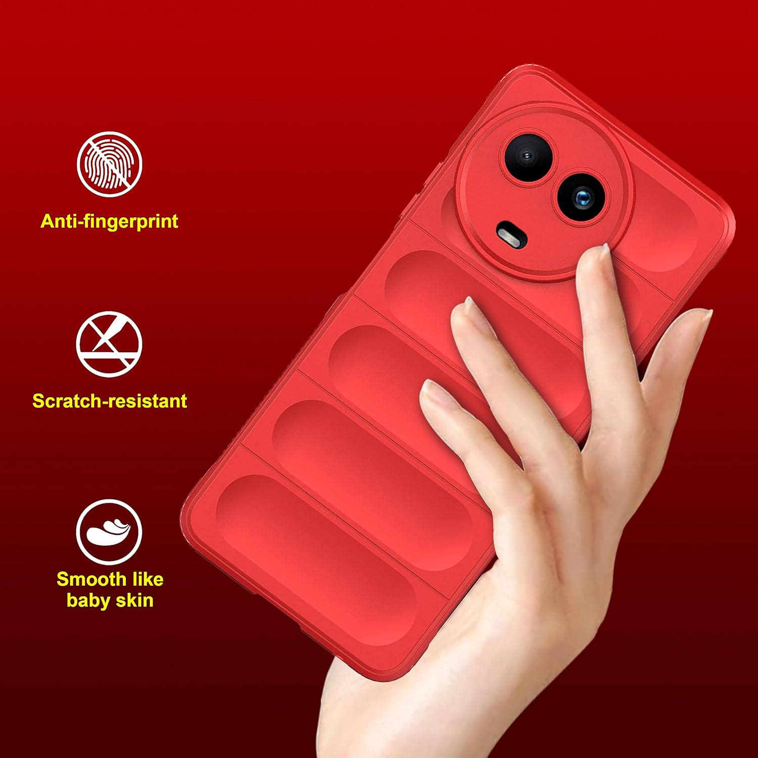 Portect Back Case Cover for Realme C67 5G | Liquid Silicon Case for Realme C67 5G with Camera Protection