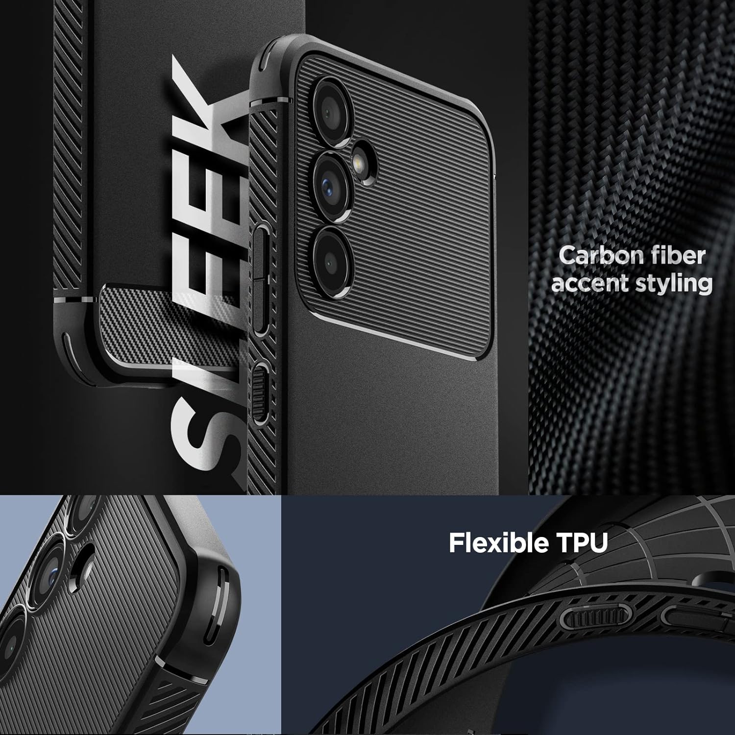 Spigen Rugged Armor Back Cover Case Compatible with Samsung Galaxy A54 5G