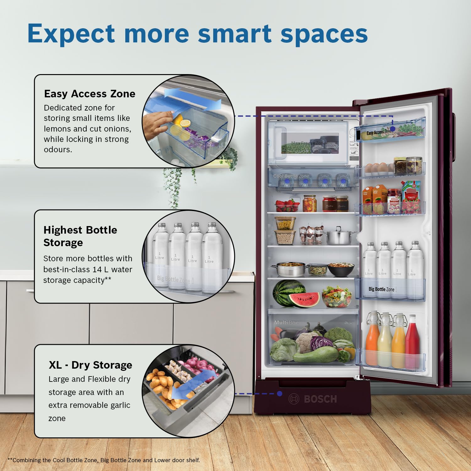 Bosch Single Door Refrigerator 226L Inverter Direct Cool