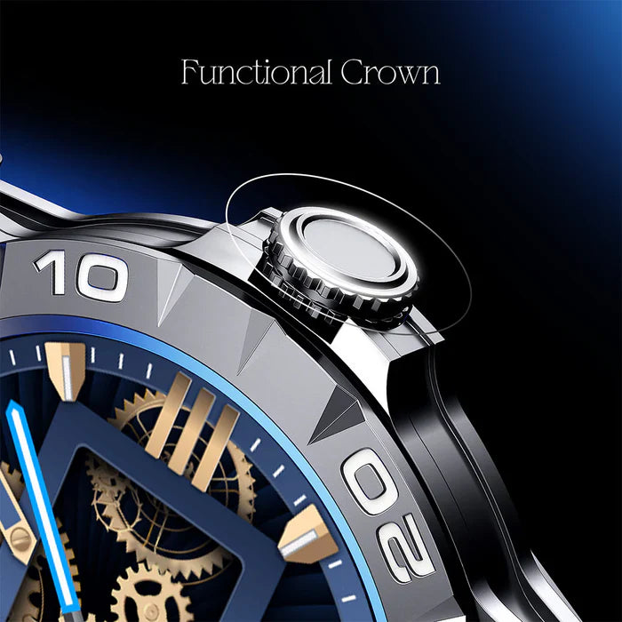 boAt Enigma Orion Luxury Series w/ 3.53cm HD Display, BT Calling & Functional Crown Smartwatch