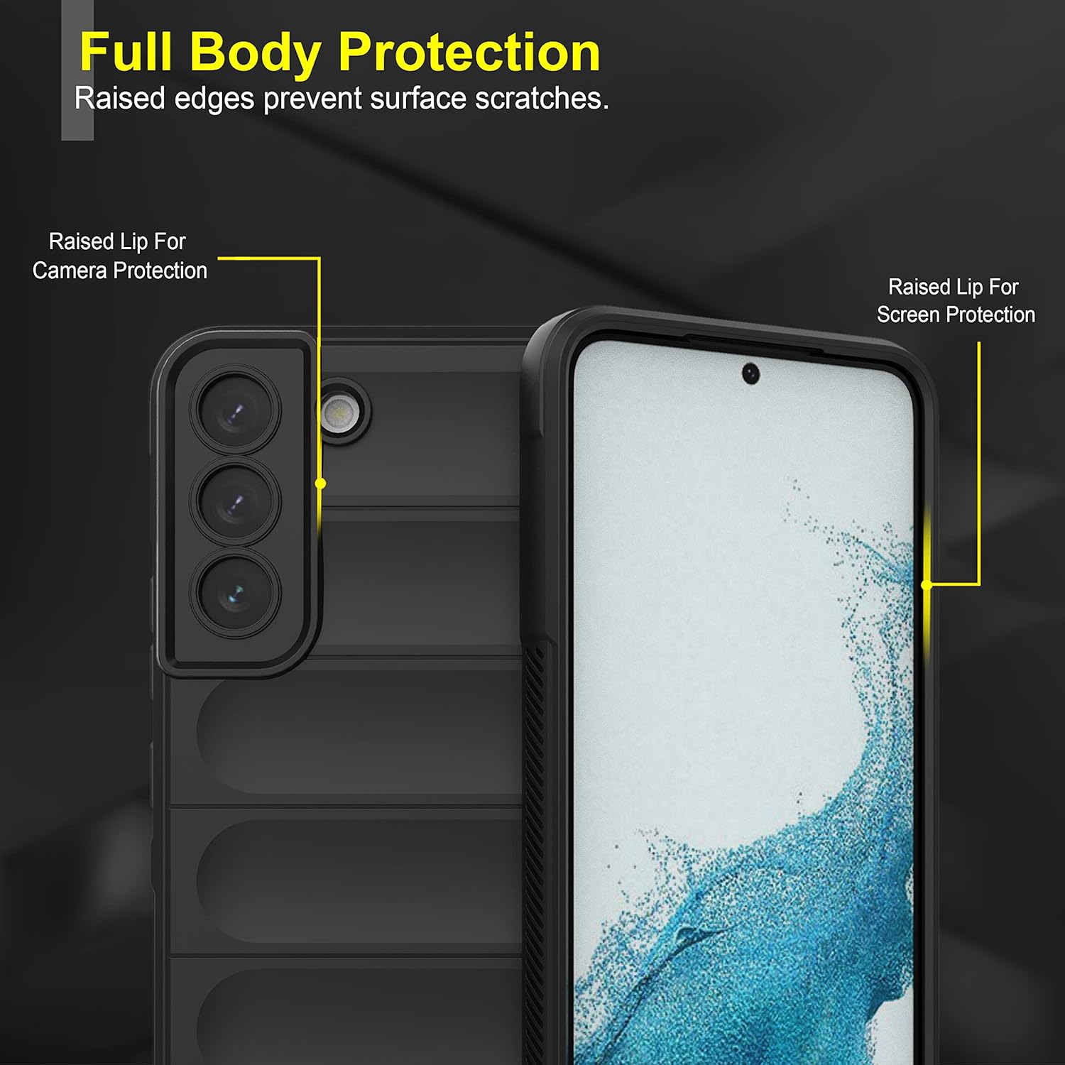 Protect Back Case Cover for Samsung Galaxy S22 5G | Compatible for Samsung Galaxy S22 5G Back Cover | Liquid Silicon Case