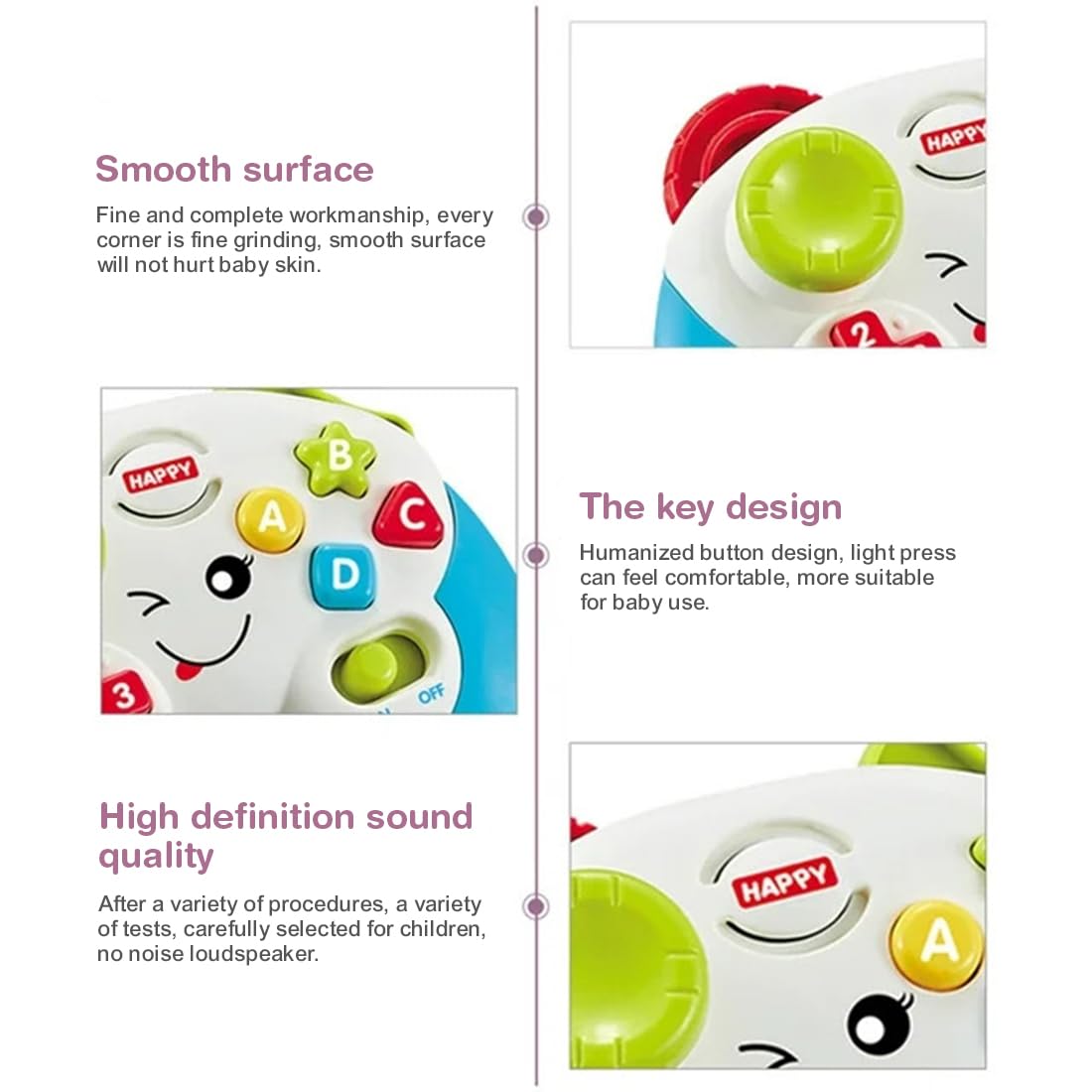 Wembley Baby & Toddler Toys Electronic Early Development Activity Toys Game & Learn Controller