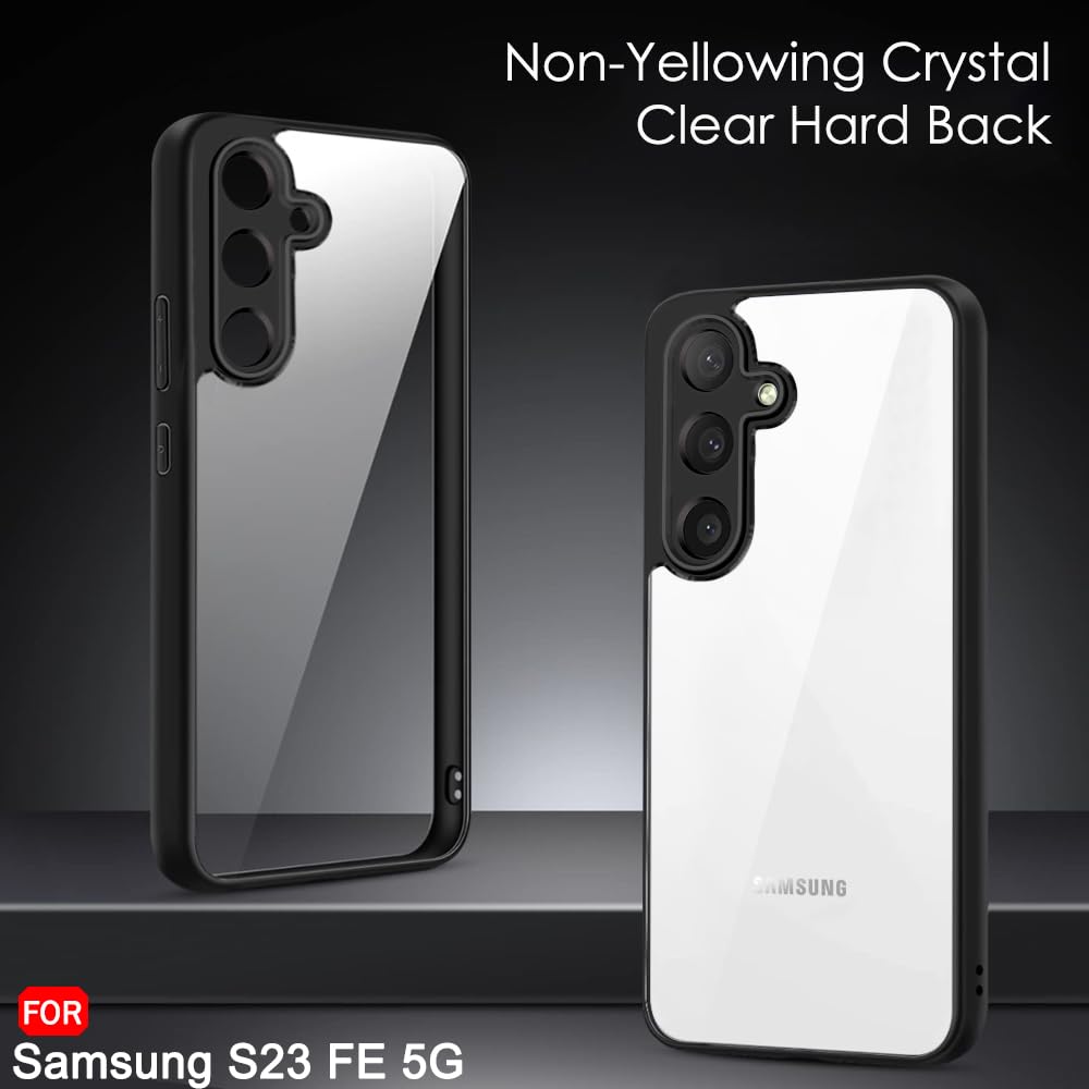 Protect Ultra-Hybrid ShockProof Back Cover Case for Samsung Galaxy S23 FE 5G | Camera Protection Bump | Hard Back Cover Case