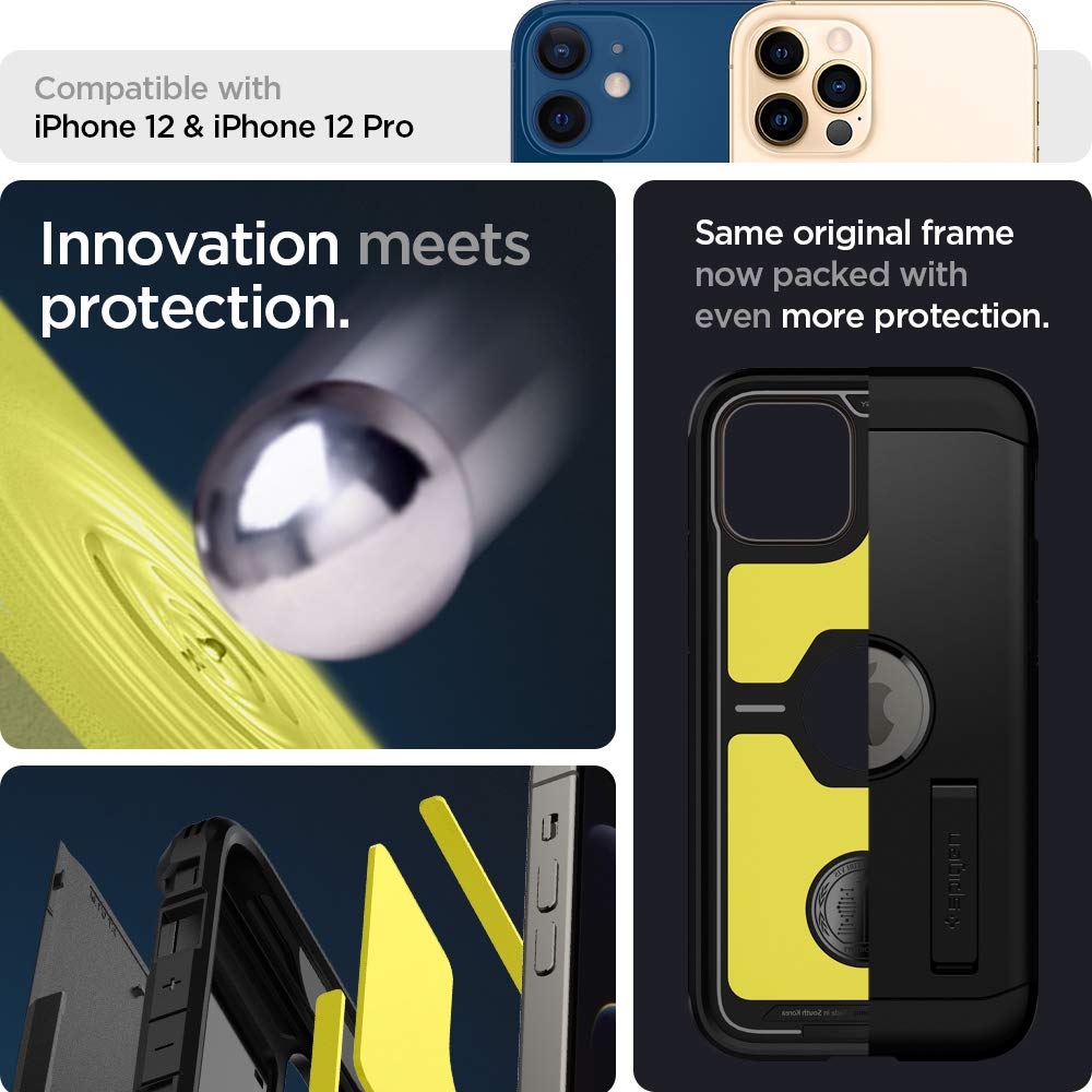 Spigen Tough Armor Back Cover Case Compatible with iPhone 12 Pro Max