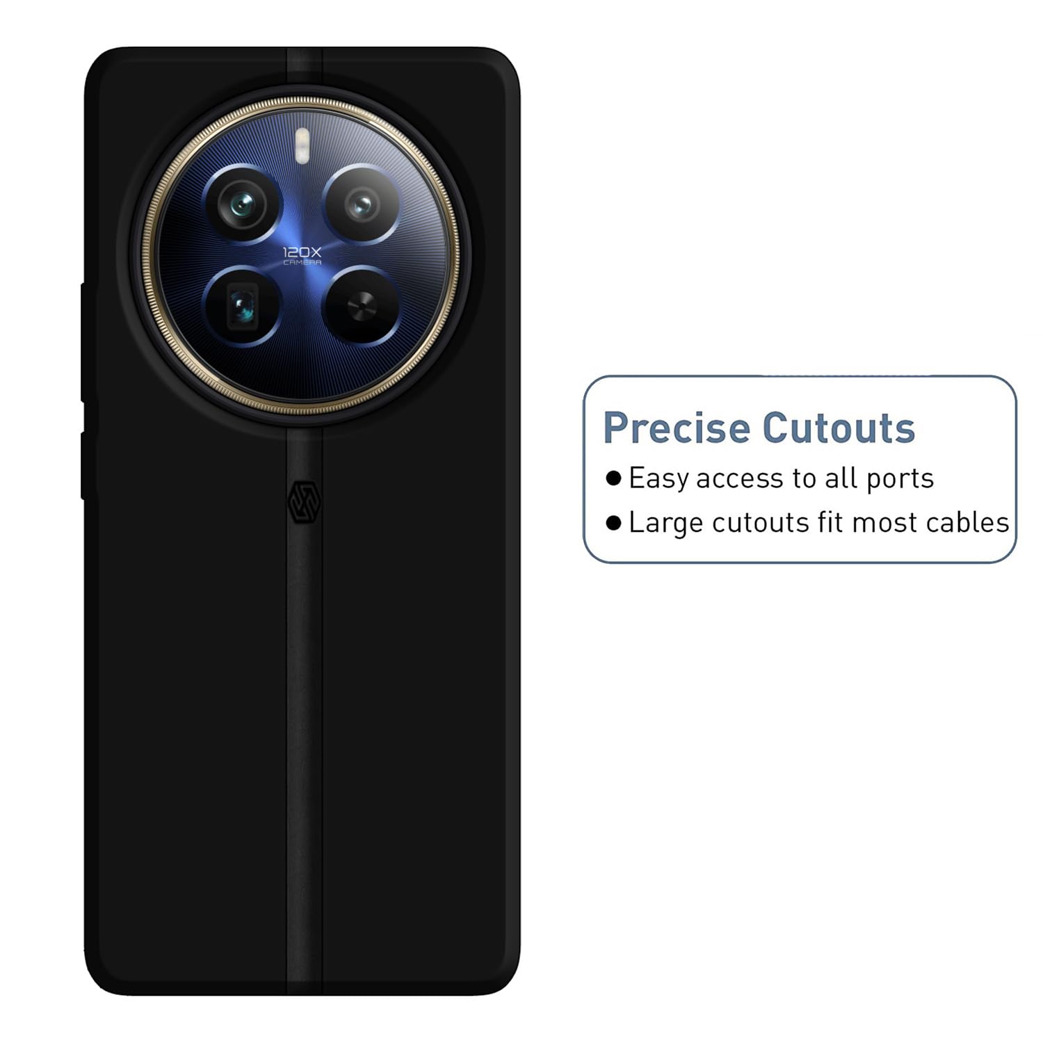 Protect Exclusive Matte Finish Soft Back Case Cover for Realme 12