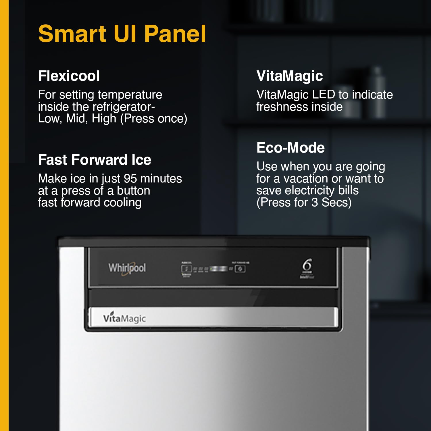 Whirlpool 192 L 3 Star Vita magic PRO Frost Free Direct-Cool Single Door Refrigerator