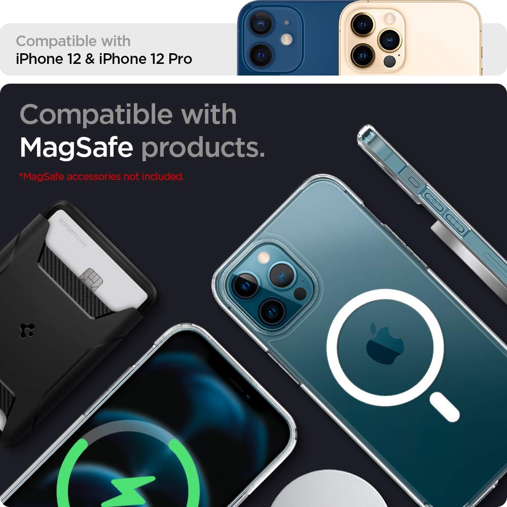 Spigen Ultra Hybrid Magfit Back Cover Case Compatible with iPhone 12 Pro Max