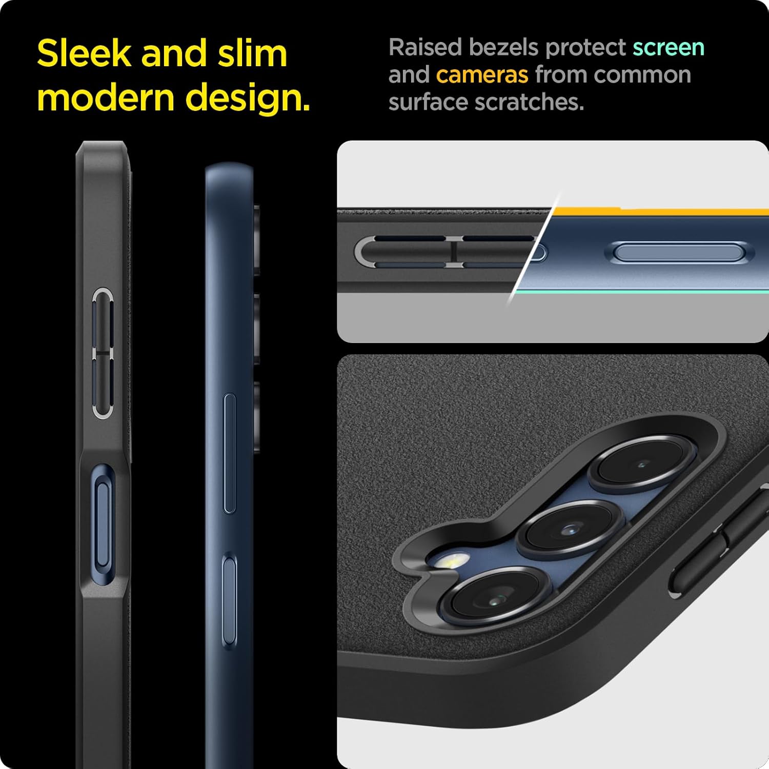 Spigen Essential Sand Blast Back Cover Case Compatible with Samsung Galaxy M34 5G / F34 5G