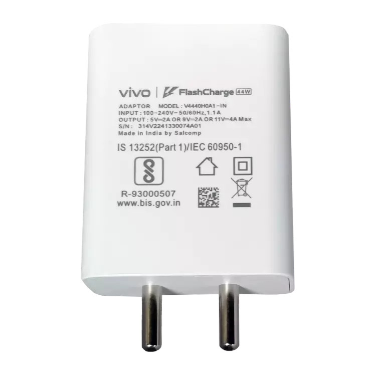 vivo 44W Flash Charge Wall Charger