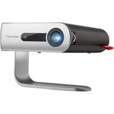 ViewSonic M1+_G2 (300 lm) Portable with 854x480p Resolution, 100'' Maximum Display, Bluetooth & Smart Wi-Fi , Harman Kardon Speaker, HDMI, USB Type-C LED Projector