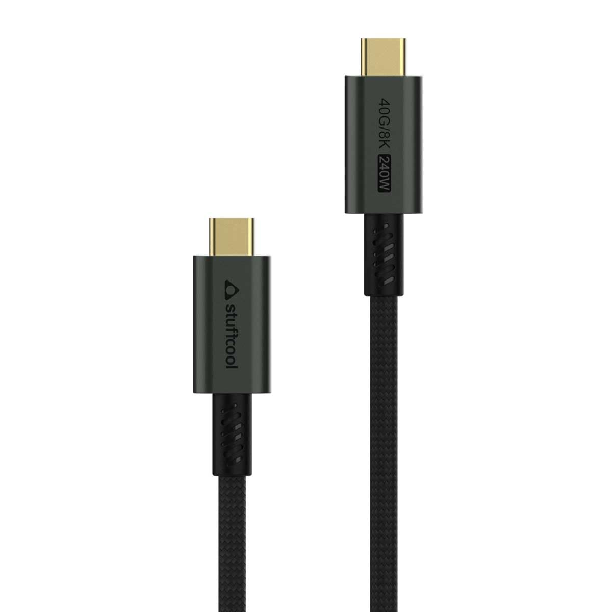 Stuffcool Primus USB 4 Type-C to Type-C Cable with 240W Power and 40Gbps Data with 8K Video Transmission Data Cable