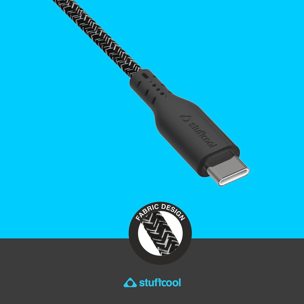 Stuffcool ecolo Type C to lightning Sync & Charge Cable GRS Certified Recycled Plastic Data Cable