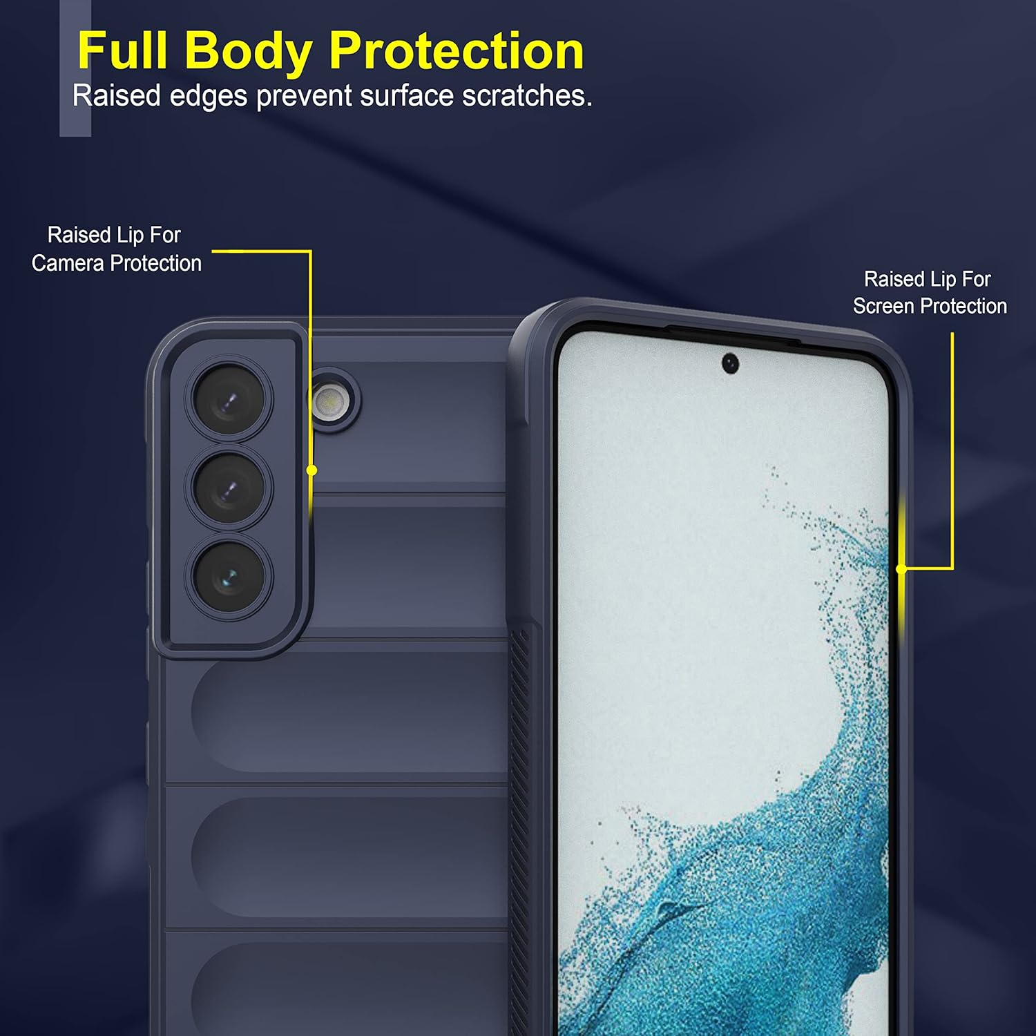 Protect Back Case Cover for Samsung Galaxy S22 5G | Compatible for Samsung Galaxy S22 5G Back Cover | Liquid Silicon Case
